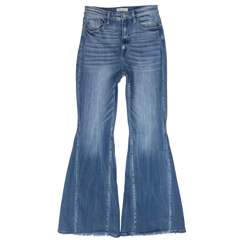 KANCAN High Rise Flare Jeans 29 L 6 7 8 Retro Cowgirl Country Concert VBK1638L